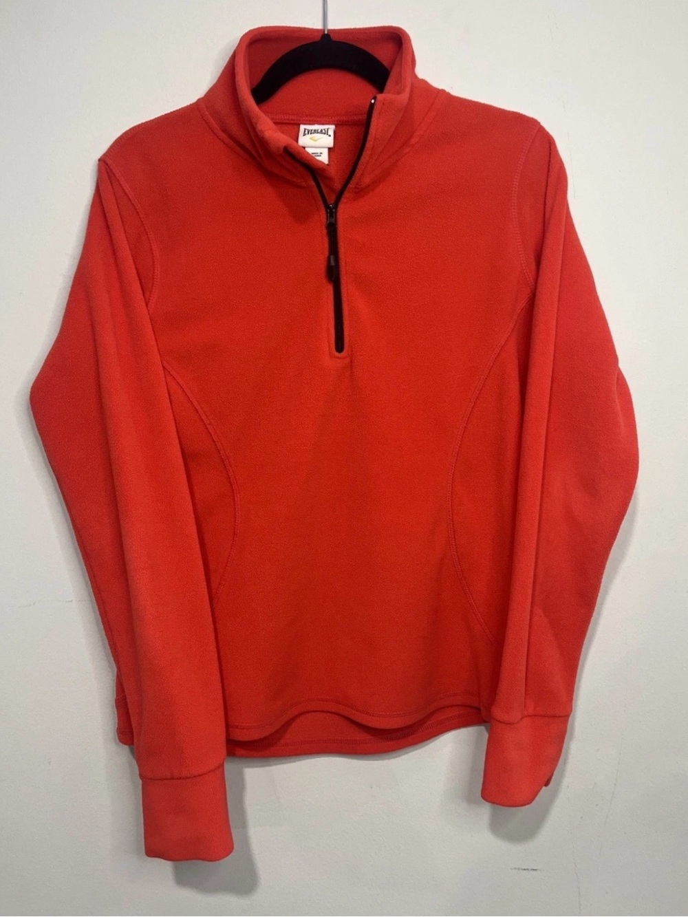 Everlast Red Quarter Zip Fleece Pullover Jacket - Women’s Size L